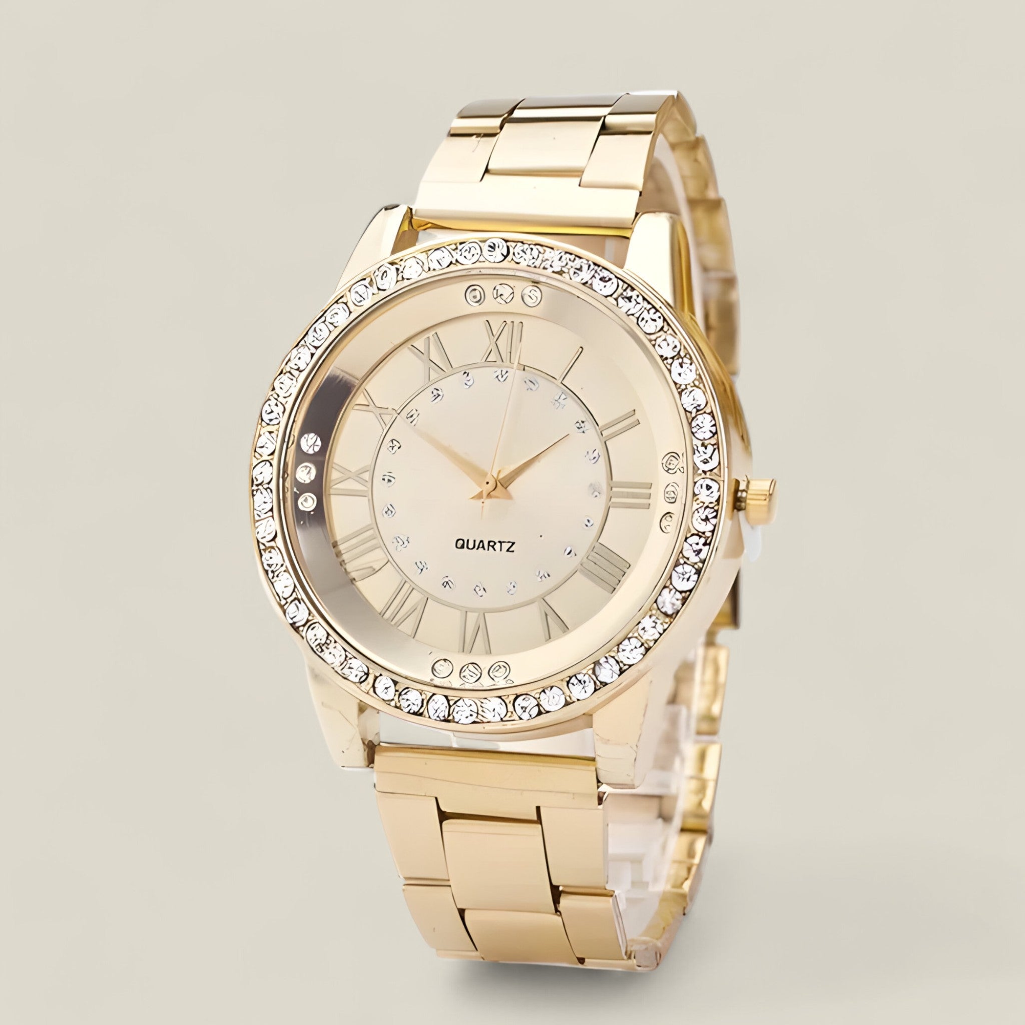 Aurora - Montre élégante avec détails en diamant