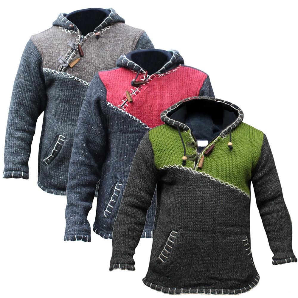 Elliot - Sweat à capuche tricoté avec poches