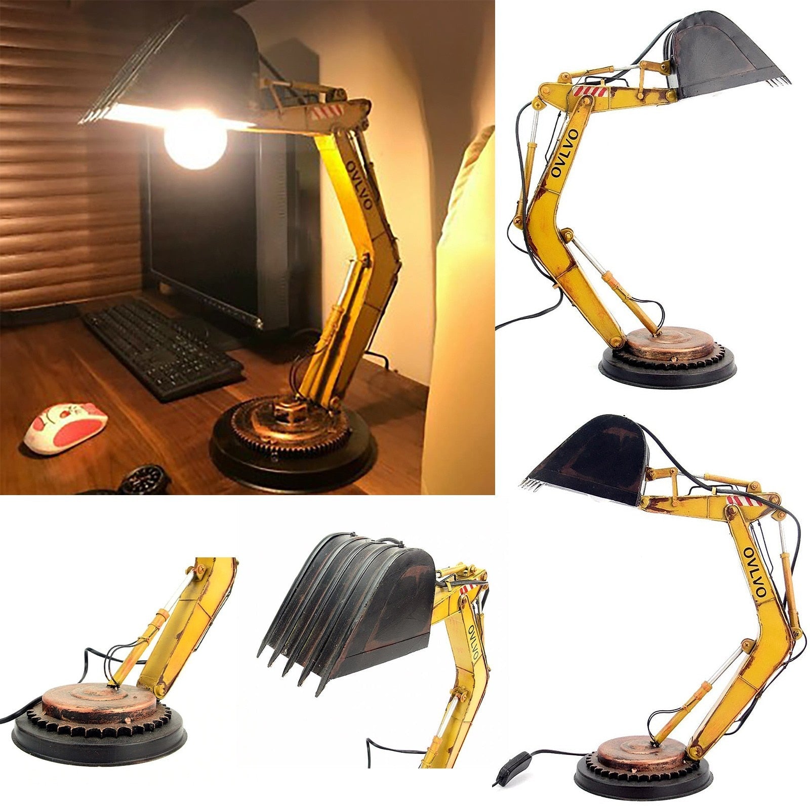 Lampe de table LED LumoDigger – Éclairage ludique et fonctionnel
