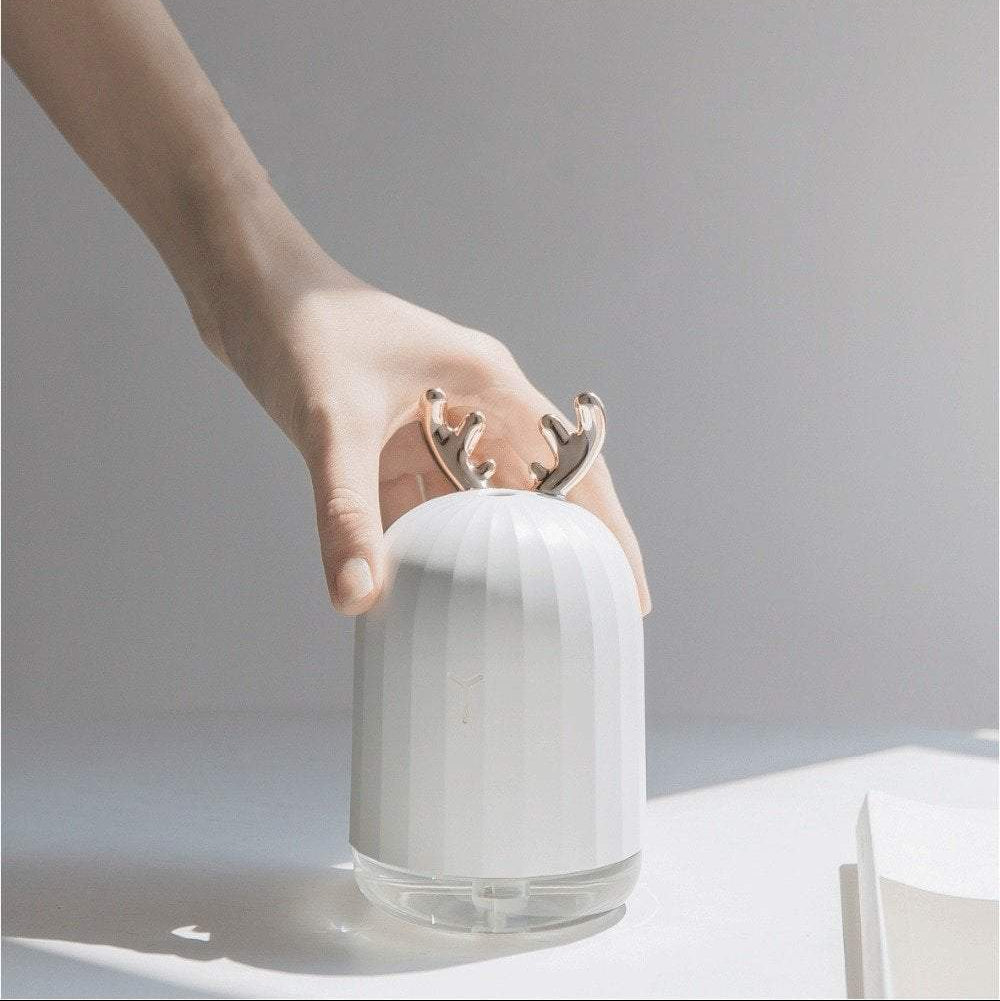 DeerMist Humidificateur – Design Gevird avec Lumière d'Ambiance Douce