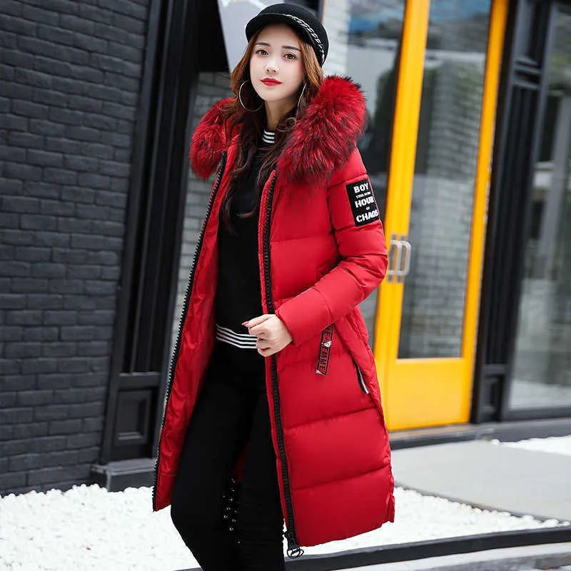 Helen - Manteau d'hiver avec col en fausse fourrure