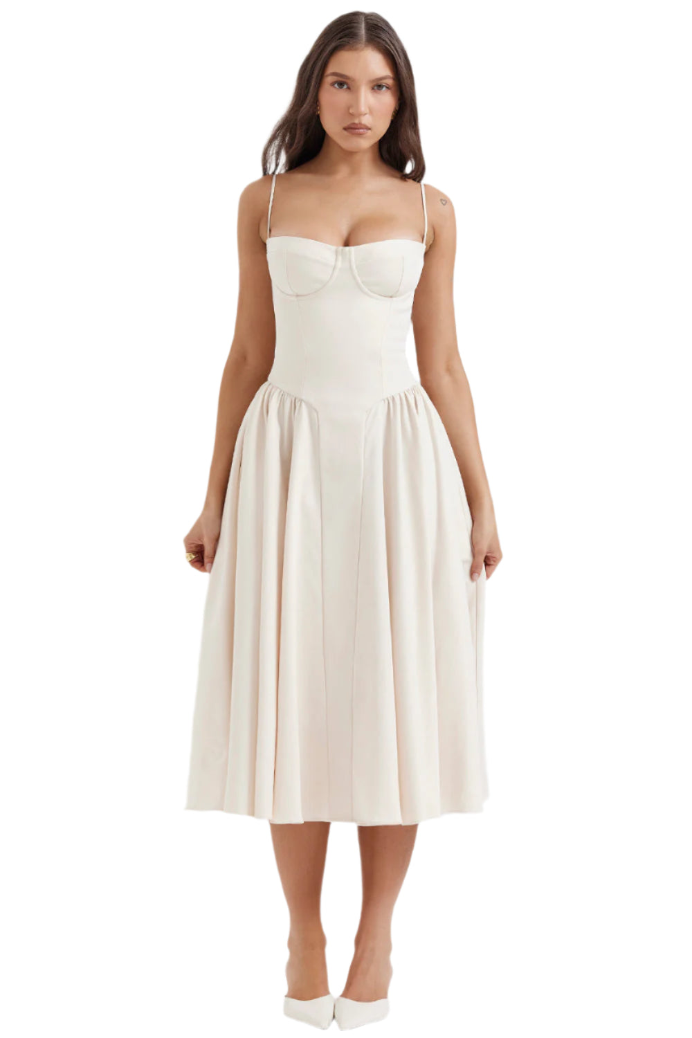 Élodie - Robe midi raffinée