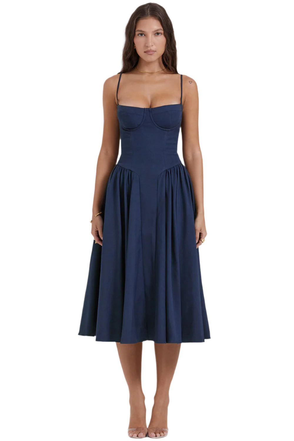 Élodie - Robe midi raffinée