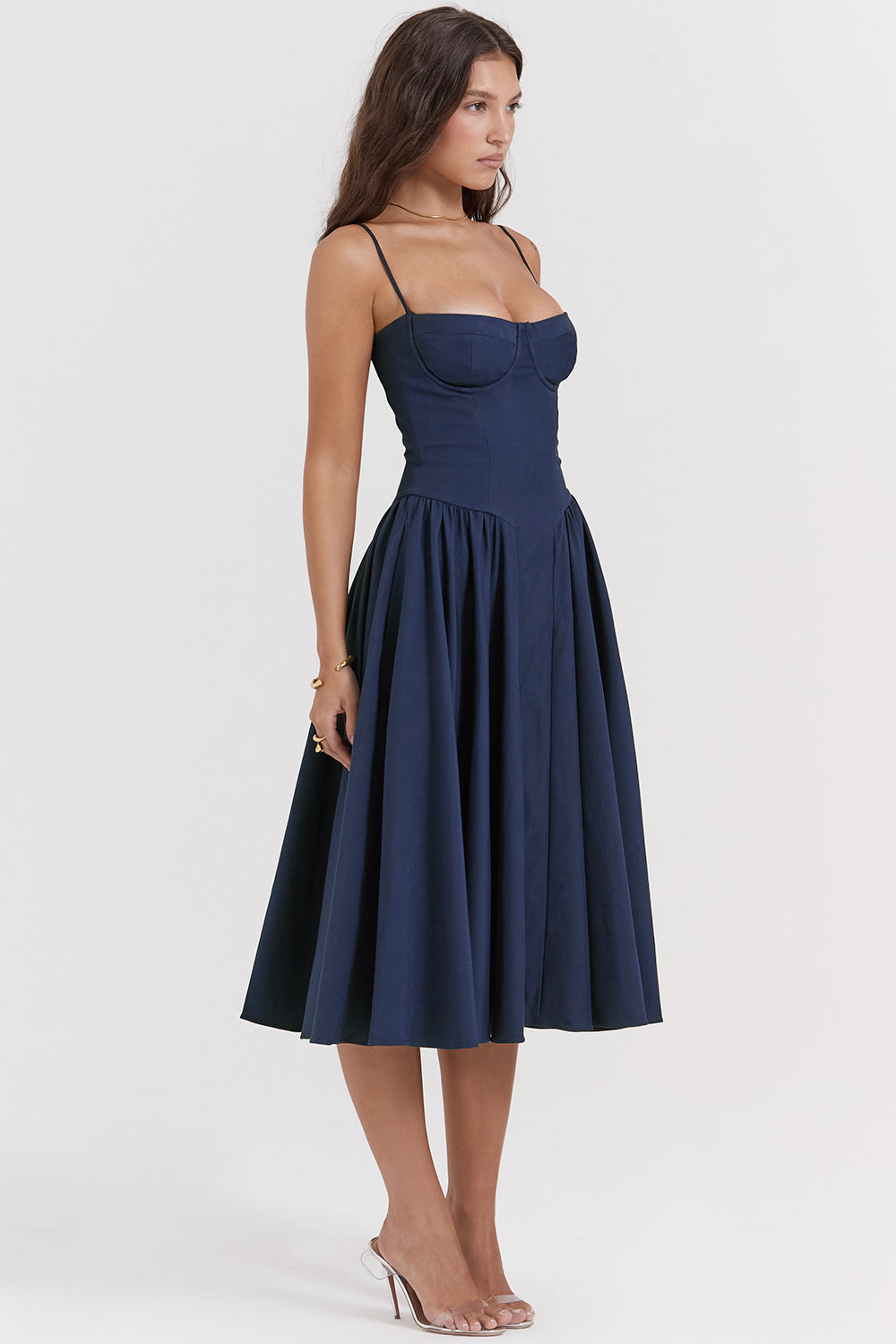 Élodie - Robe midi raffinée