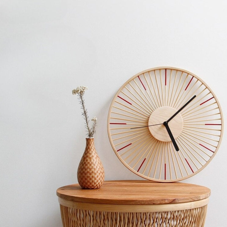 NordicSilence Montre en Bambou – Design Minimaliste avec Mécanisme Silencieux