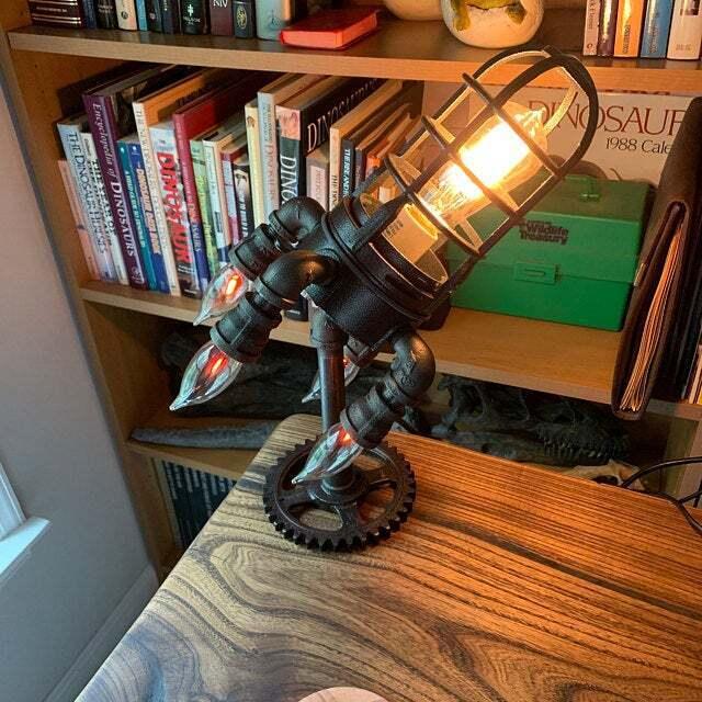 Steampunk - lampe fusée