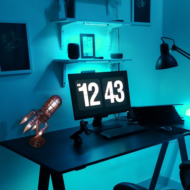Steampunk - lampe fusée