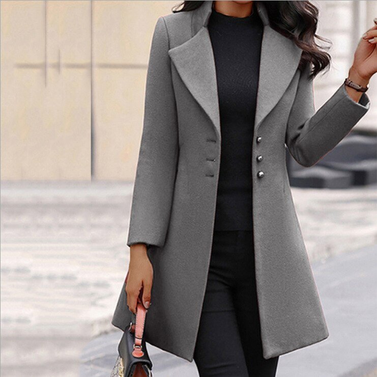Manteau classique élégant - style sans effort pour toutes les occasions