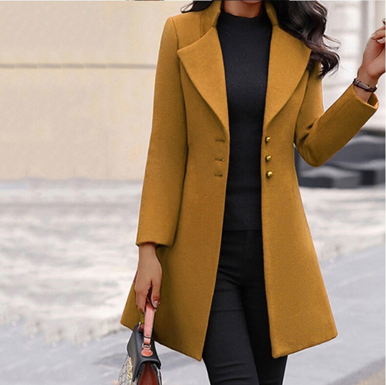 Manteau classique élégant - style sans effort pour toutes les occasions