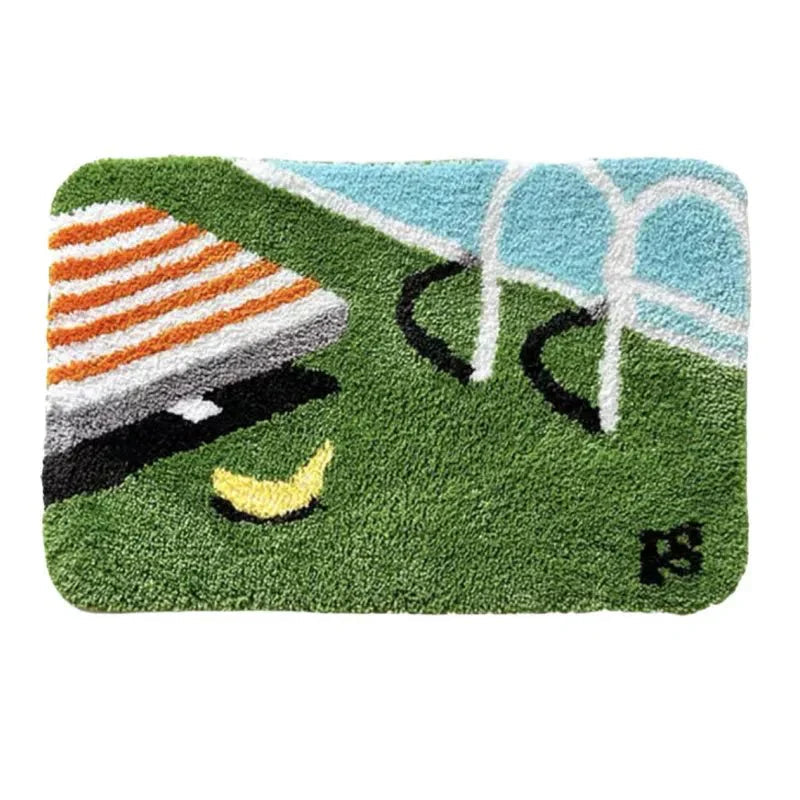 AquaLuxe Tapis de Bain Élégant et Fonctionnel – Design Stylé