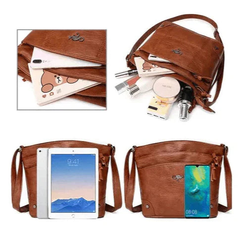 Lisbeth - Sac bandoulière en cuir synthétique