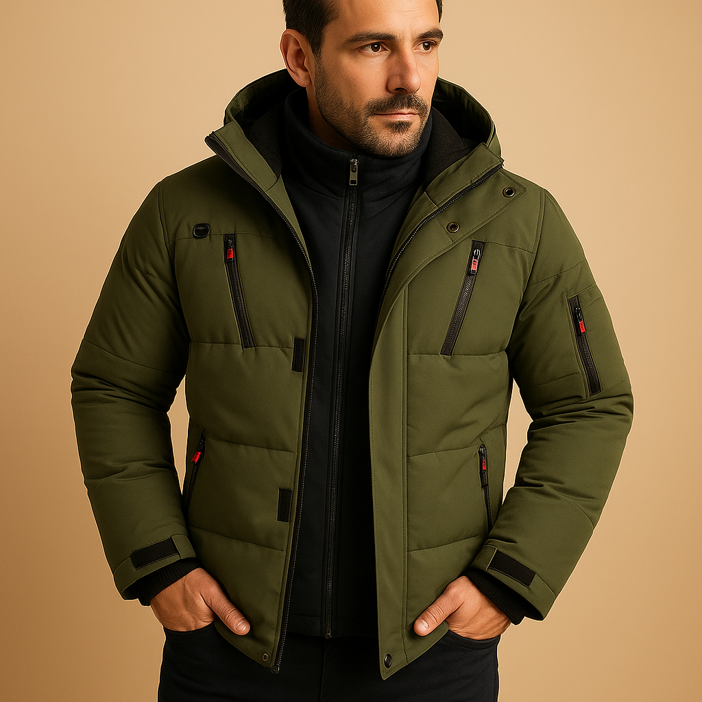 Veste d'hiver imperméable pour hommes avec doublure chaude | Joris
