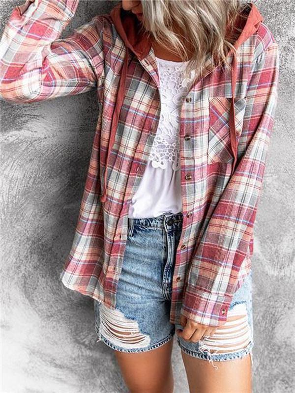 Tendance d'automne® - Pull à capuche inspiré de Layla avec boutons