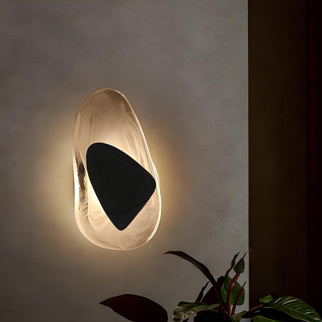 GlitzaLume Élégante Lampe Murale Krystal – Éclairage Exclusif avec Touche Luxueuse
